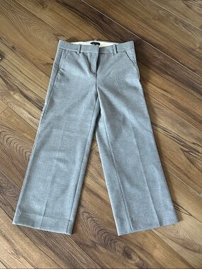J.Crew gray wide-leg pants
